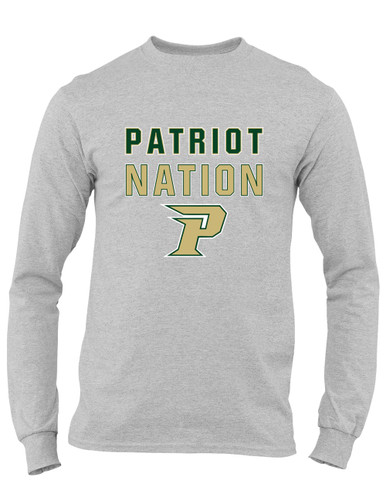 Pinecrest Patriots Nation #2 Men's LS T-Shirt