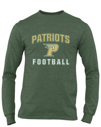 Pinecrest Patriots Football #1 Men's Premium LS T-Shirt