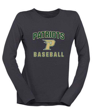 Pinecrest Patriots Baseball #1 Women's LS T-Shirt