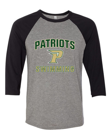 Pinecrest Patriots Swimming Women's Baseball T-Shirt