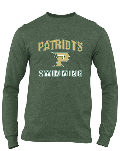 Pinecrest Patriots Swimming Men's Premium LS T-Shirt