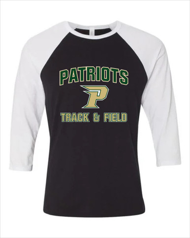 Pinecrest Patriots Track & Field Women's Baseball T-Shirt