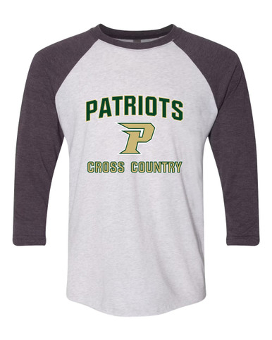 Pinecrest Patriots Cross Country Women's Baseball T-Shirt