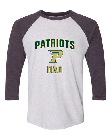 Pinecrest Patriots Dad Men's Baseball T-Shirt