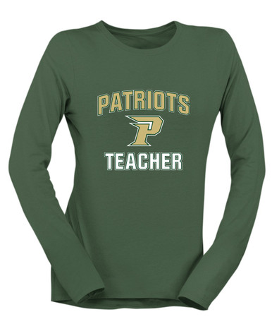 Pinecrest Patriots Teacher Women's Premium LS T-Shirt