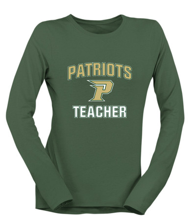 Pinecrest Patriots Teacher Women's LS T-Shirt