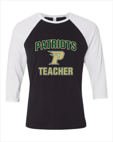 Pinecrest Patriots Teacher Men's Baseball T-Shirt