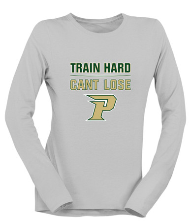Pinecrest Patriots Train Hard, Can't Lose Women's LS T-Shirt