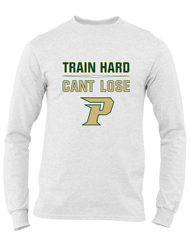 Pinecrest Patriots Train Hard, Can't Lose Men's LS T-Shirt