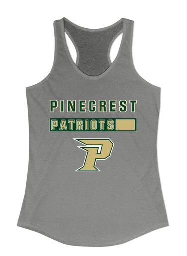 Pinecrest Patriots Mascot #7 Women's Tank Top