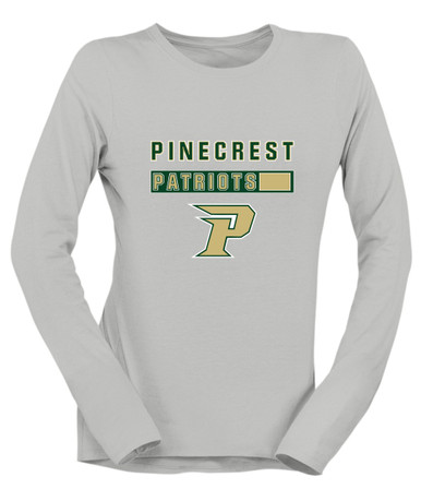 Pinecrest Patriots Mascot #7 Women's Premium LS T-Shirt