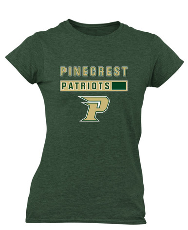Pinecrest Patriots Mascot #7 Women's Premium SS T-Shirt
