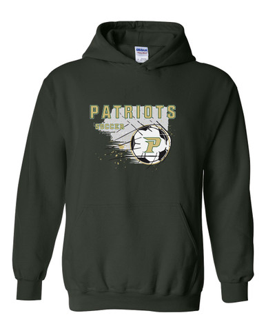 Pinecrest Patriots Soccer #2 Men's Hoodie