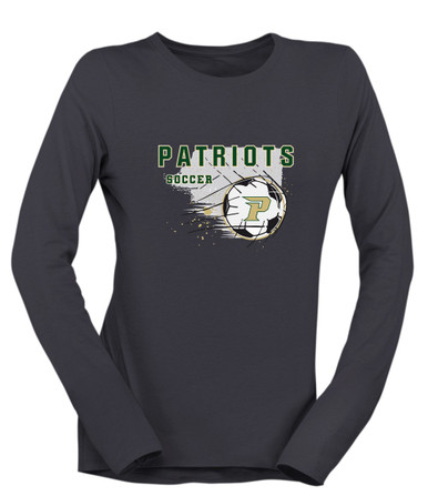 Pinecrest Patriots Soccer #2 Women's Premium LS T-Shirt