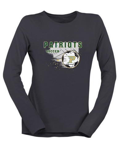 Pinecrest Patriots Soccer #2 Women's LS T-Shirt