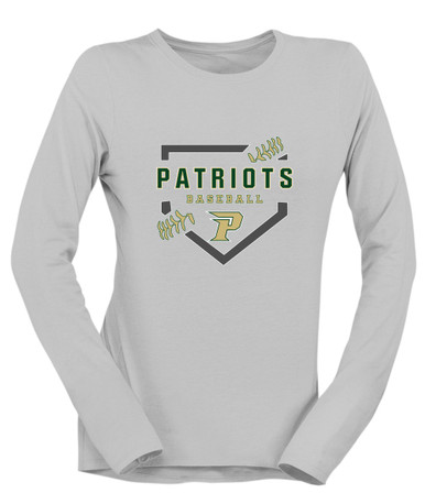 Pinecrest Patriots Baseball #2 Women's LS T-Shirt