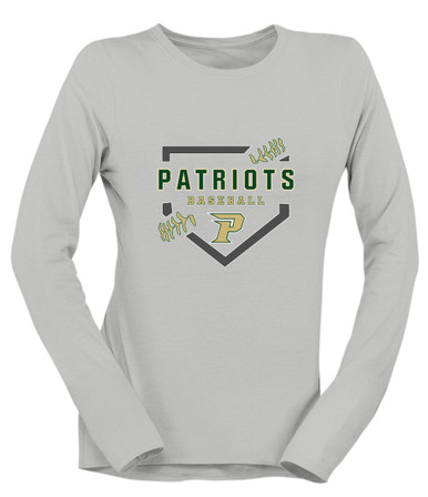 Pinecrest Patriots Baseball #2 Women's Premium LS T-Shirt