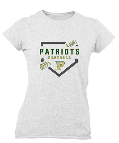 Pinecrest Patriots Baseball #2 Women's Premium SS T-Shirt