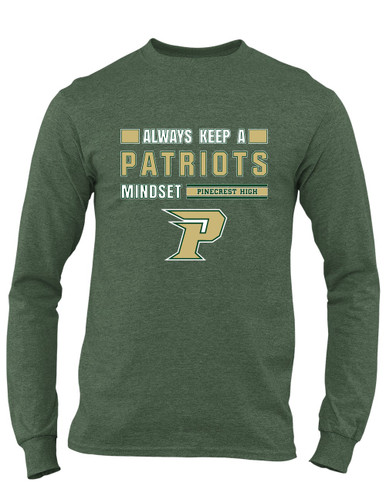 Pinecrest Patriots Mindset Men's LS T-Shirt