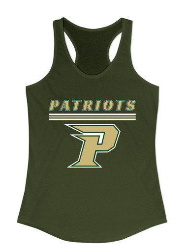 Pinecrest Patriots Mascot #8 Women's Tank Top