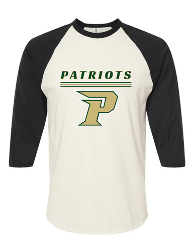 Pinecrest Patriots Mascot #8 Women's Baseball T-Shirt