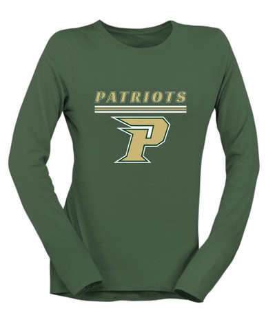 Pinecrest Patriots Mascot #8 Women's Premium LS T-Shirt