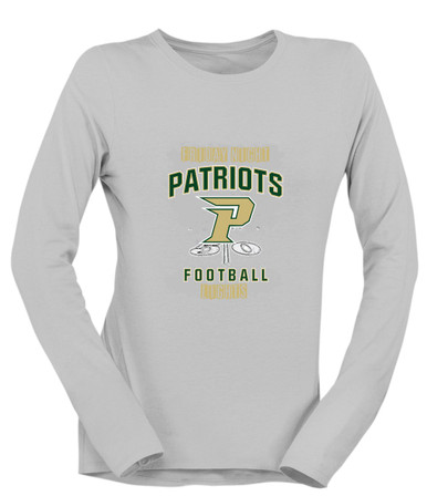 Pinecrest Patriots Football #6 Women's LS T-Shirt
