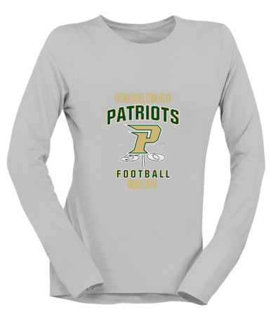 Pinecrest Patriots Football #6 Women's Premium LS T-Shirt