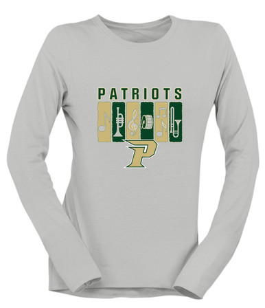 Pinecrest Patriots Band # 2 Women's Premium LS T-Shirt
