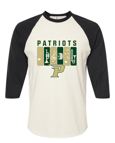 Pinecrest Patriots Band # 2 Men's Baseball T-Shirt