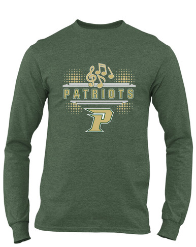 Pinecrest Patriots Band # 3 Men's LS T-Shirt