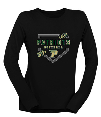 Pinecrest Patriots Softball #2 Women's LS T-Shirt