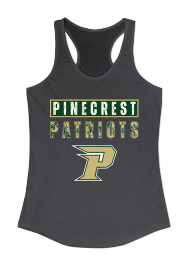 Pinecrest Patriots Mascot #9 Women's Tank Top