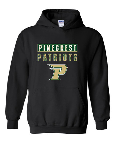 Pinecrest Patriots Mascot #9 Men's Hoodie