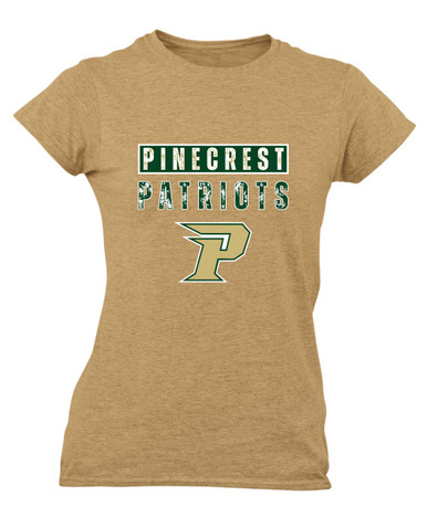 Pinecrest Patriots Mascot #9 Women's SS T-Shirt