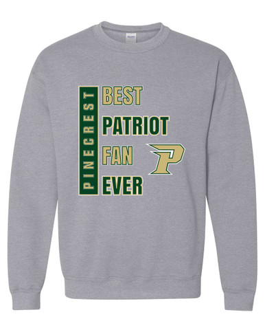 Pinecrest Patriots Best Patriot Fan Men's Sweatshirt