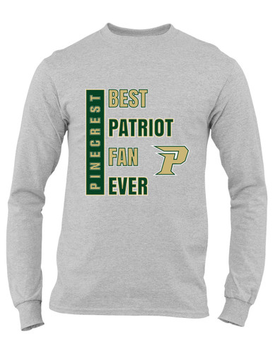 Pinecrest Patriots Best Patriot Fan Men's Premium LS T-Shirt
