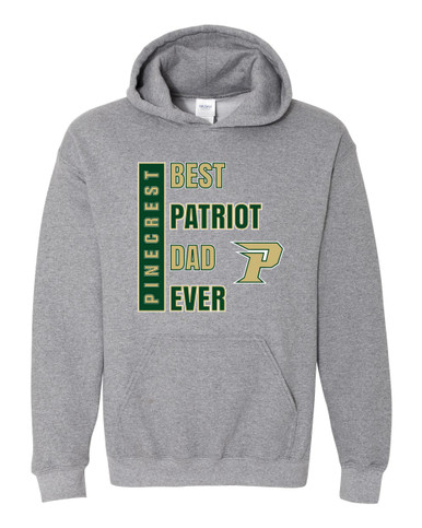 Pinecrest Patriots Best Patriot Dad Men's Hoodie