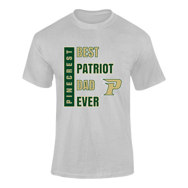 Pinecrest Patriots Best Patriot Dad Men's SS T-Shirt