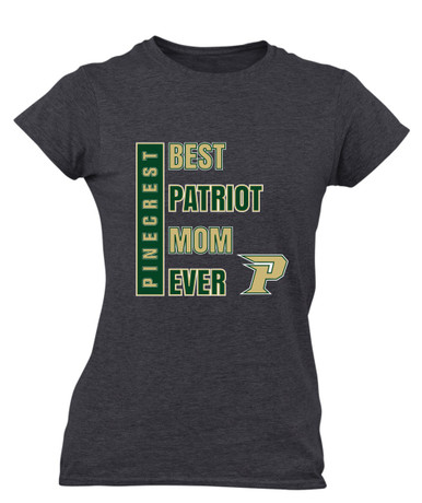 Pinecrest Patriots Best Patriot Mom Women's Premium SS T-Shirt