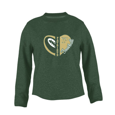 Pinecrest Patriots Heart Football Women's Sweatshirt