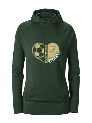 Pinecrest Patriots Heart Soccer Women's Hoodie