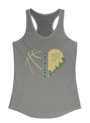 Pinecrest Patriots Heart Basketball Women's Tank Top