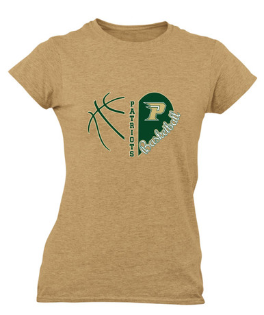 Pinecrest Patriots Heart Basketball Women's SS T-Shirt