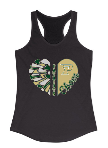 Pinecrest Patriots Heart Cheer Women's Tank Top
