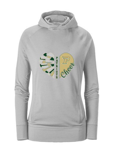 Pinecrest Patriots Heart Cheer Women's Hoodie