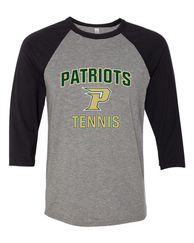 Pinecrest Patriots Tennis Men's Baseball T-Shirt