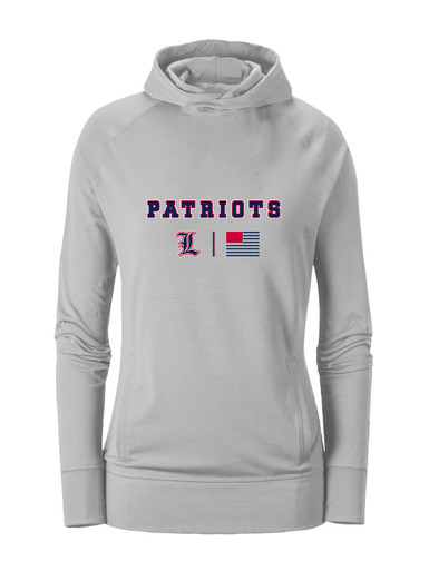 Liberty Patriots Team Colors Flag Women's Hoodie