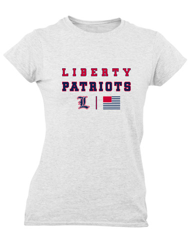 Liberty Patriots Spirit Flag Women's Premium SS T-Shirt