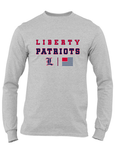 Liberty Patriots Spirit Flag Men's LS T-Shirt